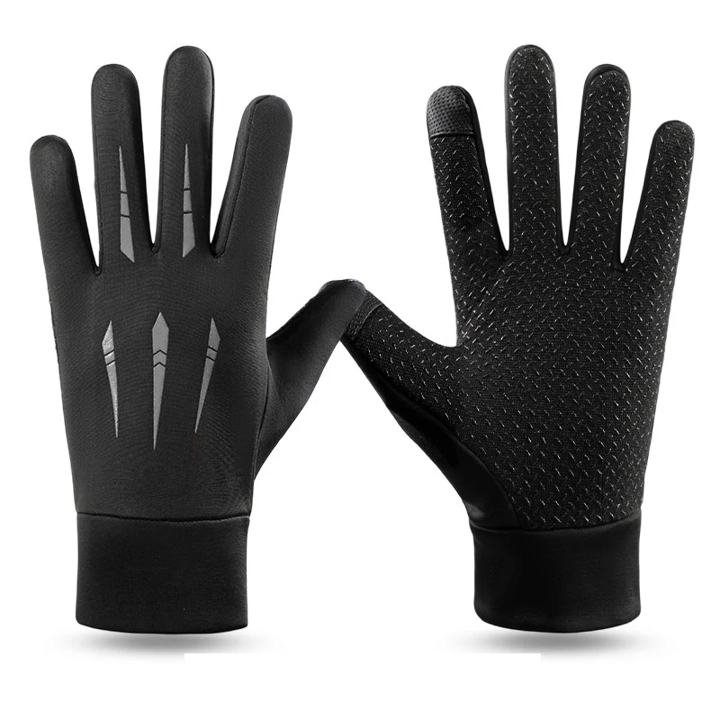 Winter-Fahrradhandschuhe Herren Outdoor wasserdicht winddicht rutschfest - Bild 7 von 10