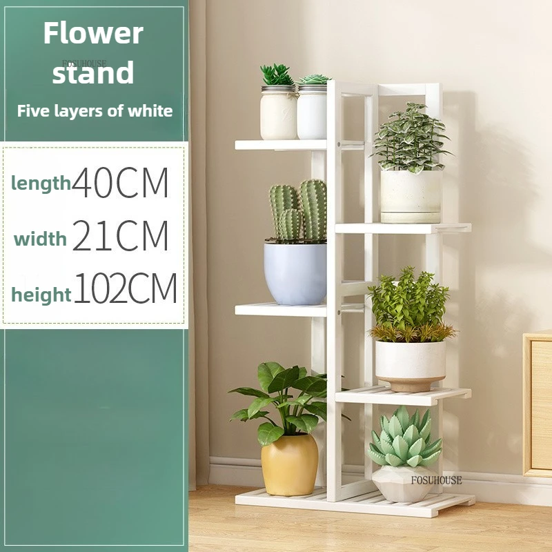 Massiver Blumenständer Pflanzenregal Indoor Balkon Bodenpflanzenständer - Bild 12 von 15