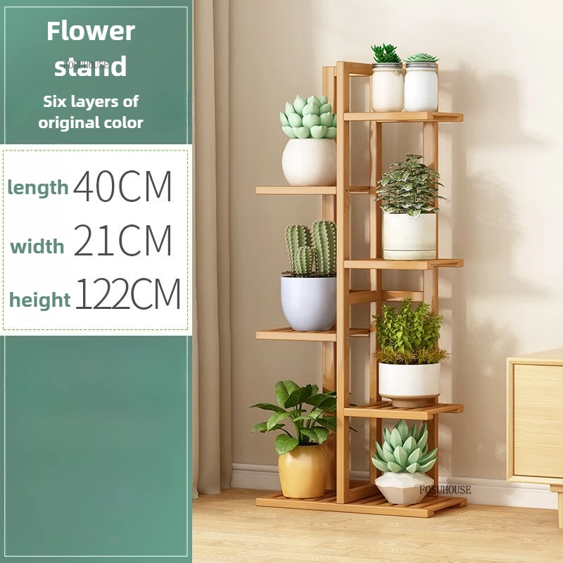 Massiver Blumenständer Pflanzenregal Indoor Balkon Bodenpflanzenständer - Bild 11 von 15