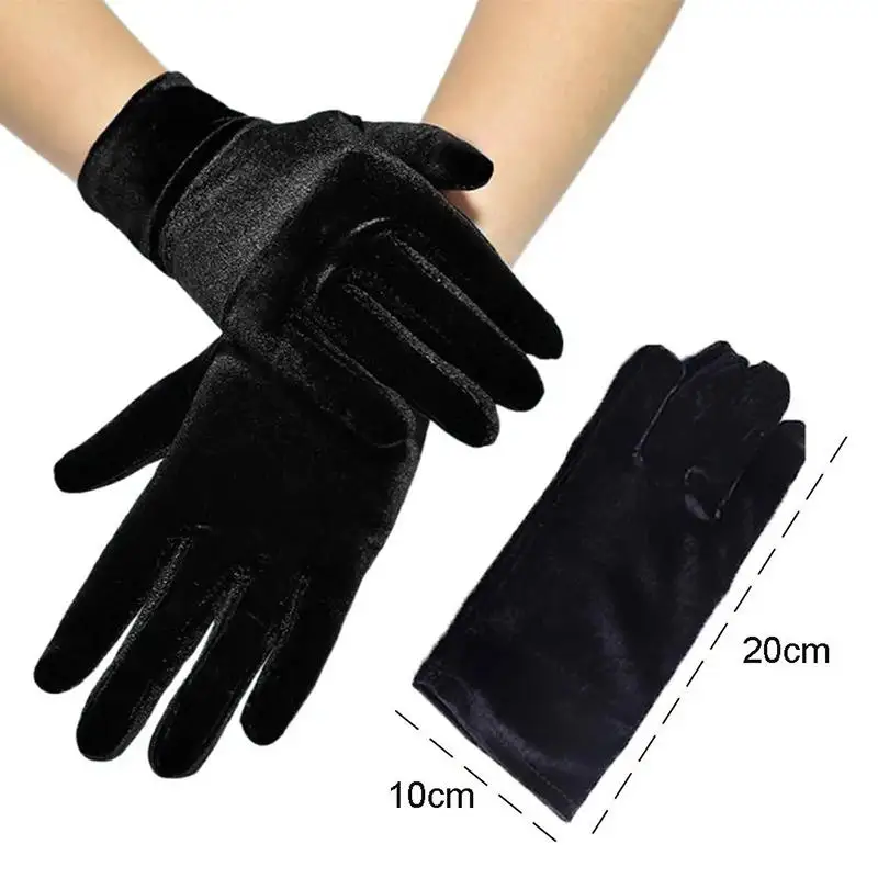 Herbst Winter Damen Samt Handschuhe Elastisch Warme Mode Accessoire |  eBay.de