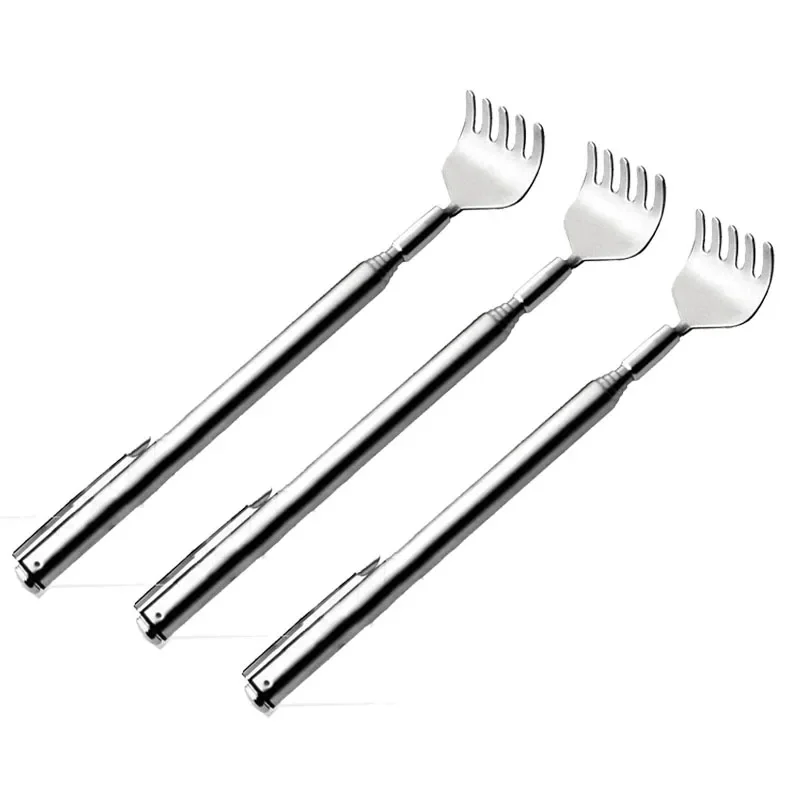 Teleskop Rückenkratzer Massagegerät Edelstahl vielseitig kompakt - Bild 8 von 9