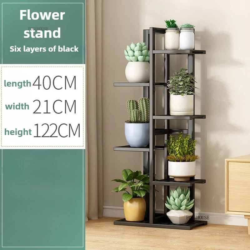Massiver Blumenständer Pflanzenregal Indoor Balkon Bodenpflanzenständer - Bild 9 von 15