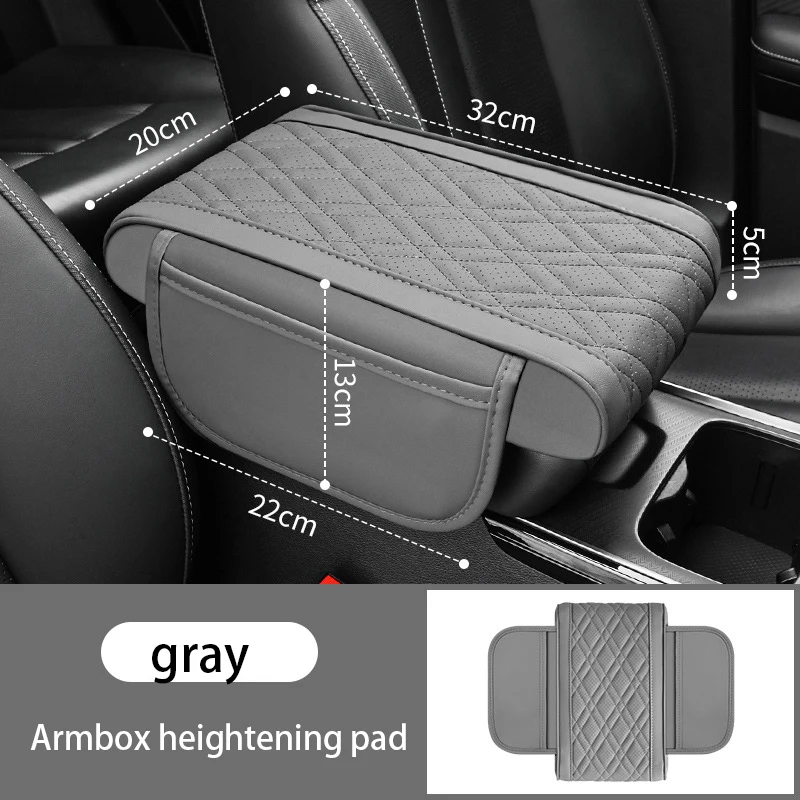 Auto Armlehnen Erhöhung Pad Atmungsaktive Multifunktionale Lagerung - Bild 8 von 14