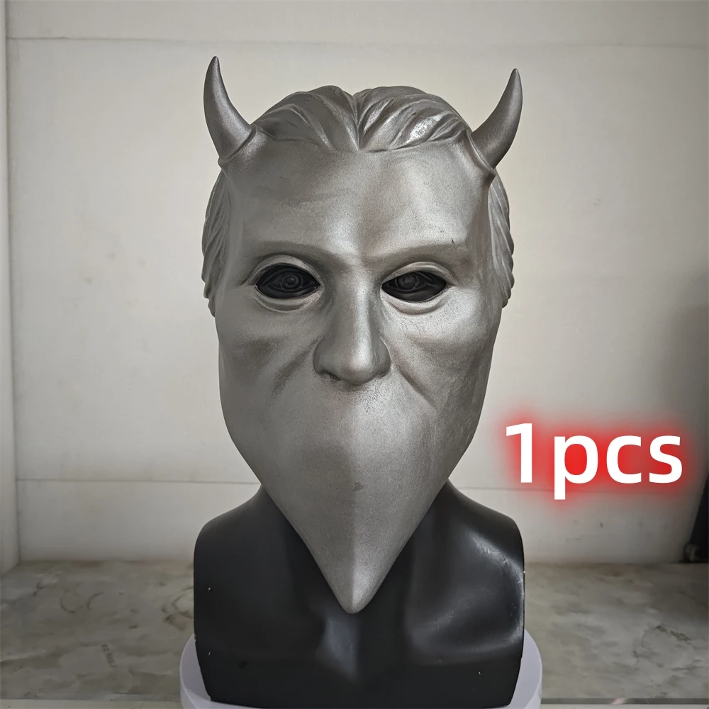 Ghost Maske Nameless Ghouls Latex Helm Halloween Cosplay Horror - Bild 9 von 11