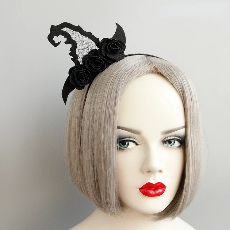 Vintage Gothic Hexenkopf Kranz Rosen Tiara Stirnband Cosplay Party - Bild 15 von 15