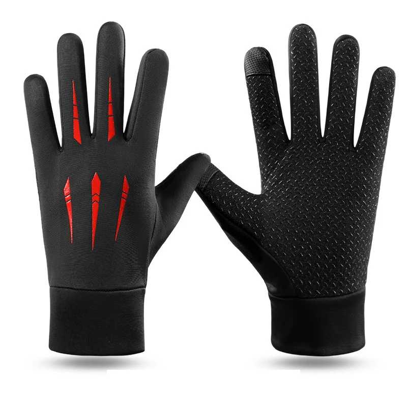 Winter-Fahrradhandschuhe Herren Outdoor wasserdicht winddicht rutschfest - Bild 8 von 10