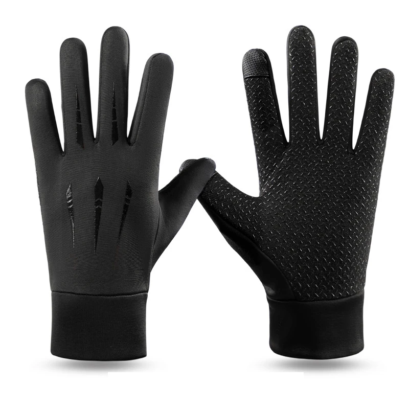 Winter-Fahrradhandschuhe Herren Outdoor wasserdicht winddicht rutschfest - Bild 9 von 10