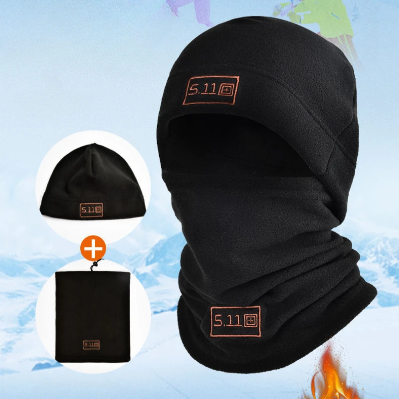 Winter Polar Korallen Fleece Sturmhaube Gesichtsmaske Kopf Wärme Schal Taktisch - Bild 3 von 12