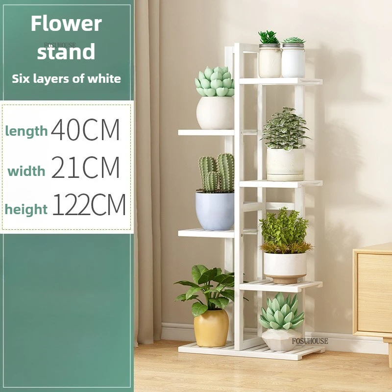 Massiver Blumenständer Pflanzenregal Indoor Balkon Bodenpflanzenständer - Bild 6 von 15