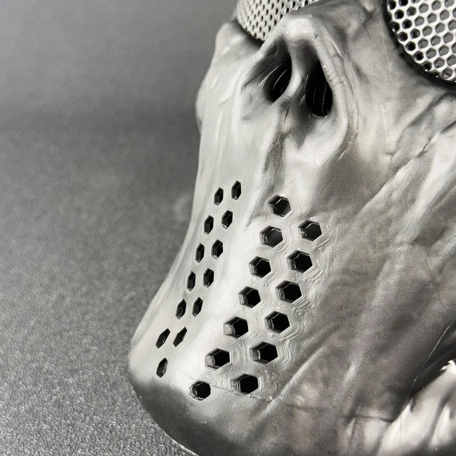 Taktische Skelettmaske Vollgesichtsschutz Airsoft Cosplay Halloween - Bild 5 von 14