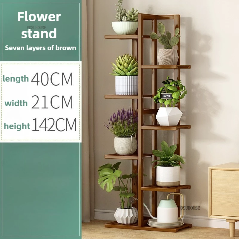 Massiver Blumenständer Pflanzenregal Indoor Balkon Bodenpflanzenständer - Bild 14 von 15