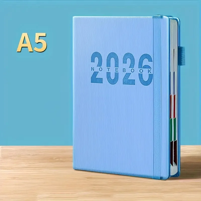 A5 Notizblock Planer Tagebuch Schreibblock Büro 2026 365 Tage - Bild 9 von 12