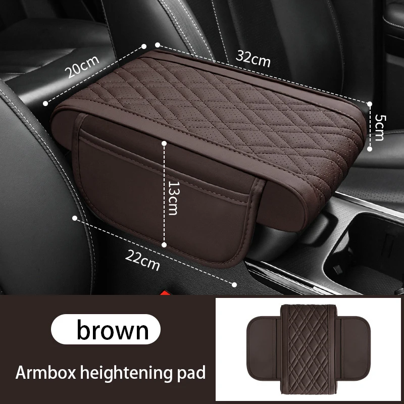 Auto Armlehnen Erhöhung Pad Atmungsaktive Multifunktionale Lagerung - Bild 10 von 14