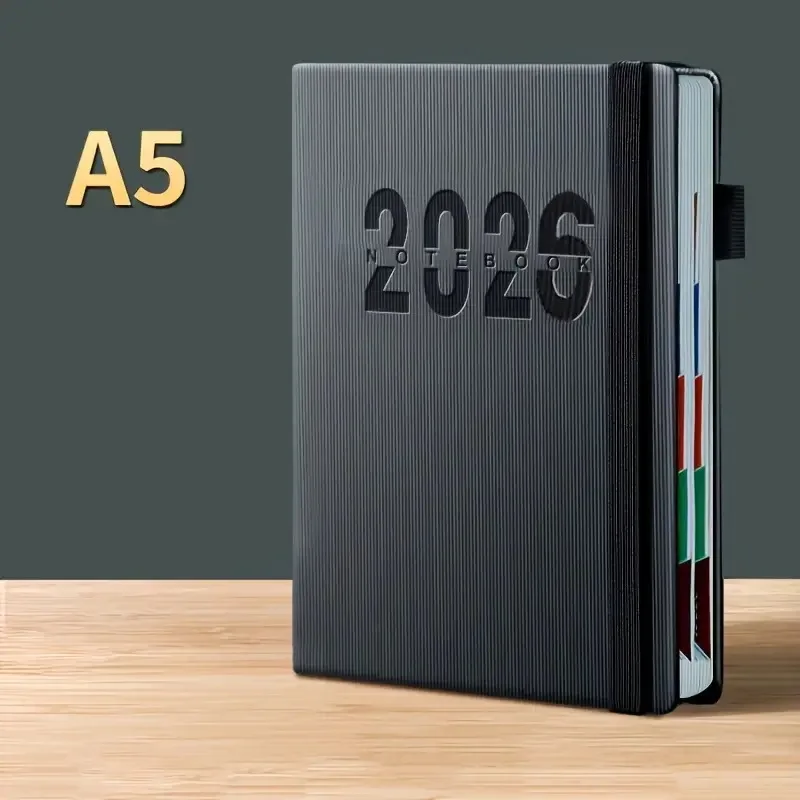 A5 Notizblock Planer Tagebuch Schreibblock Büro 2026 365 Tage - Bild 7 von 12