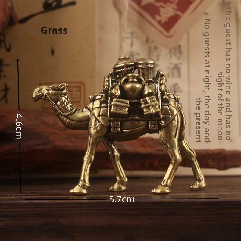Wüstenkamel Miniatur Metalldekoration Souvenir Reiseaccessoire Dekor - Bild 7 von 7