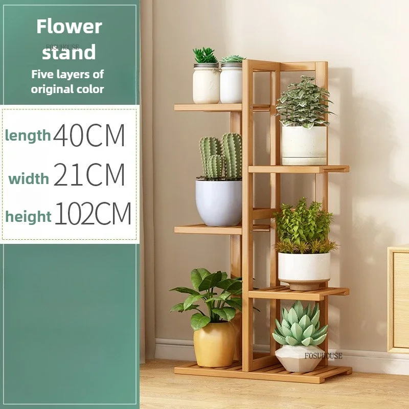 Massiver Blumenständer Pflanzenregal Indoor Balkon Bodenpflanzenständer - Bild 10 von 15
