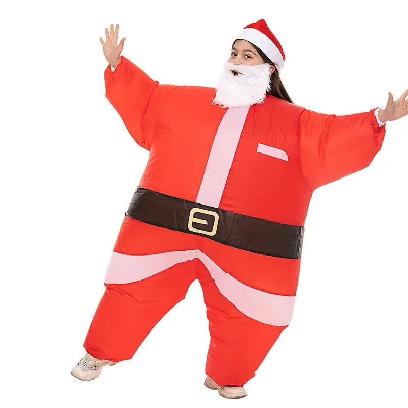 Aufblasbares Weihnachtsmann Kostüm Festlich Feierlich Mehrzweck