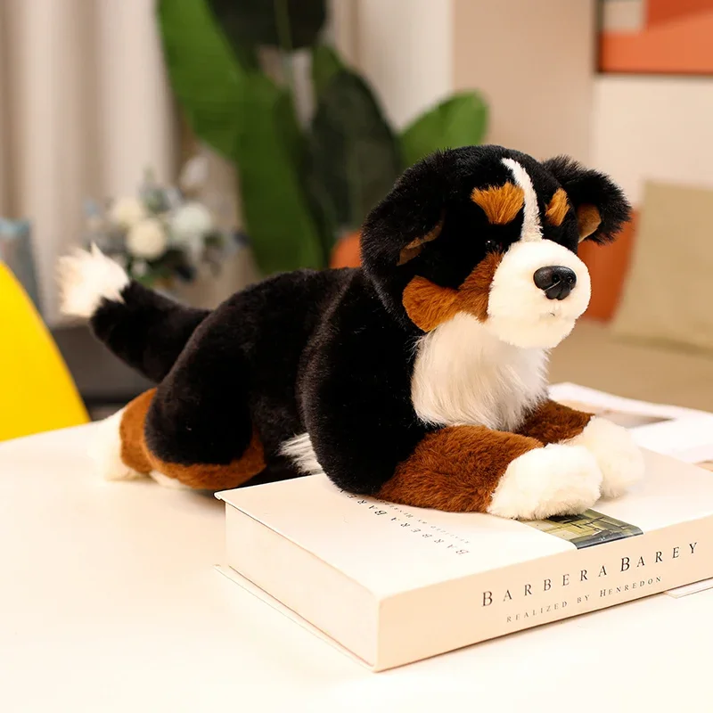 Plüsch Berner Sennenhund Kuscheltier Weiches Kinder Hundespielzeug Geschenk