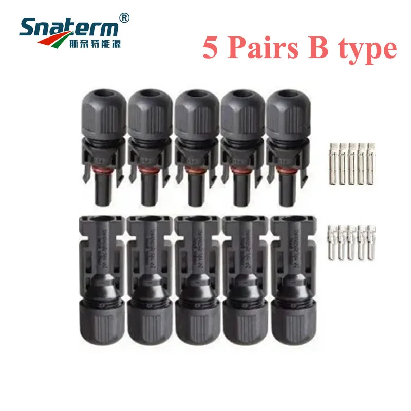 Solar Panel Stecker Set IP67 1000Vdc Verbindung Schutz Wasserdicht