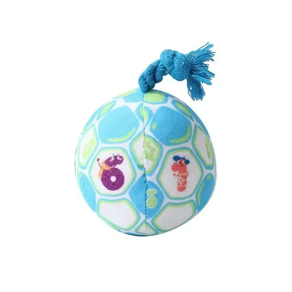 Hundespielzeug Fußball Plüsch Ball Elastisch für große Hunde Outdoor