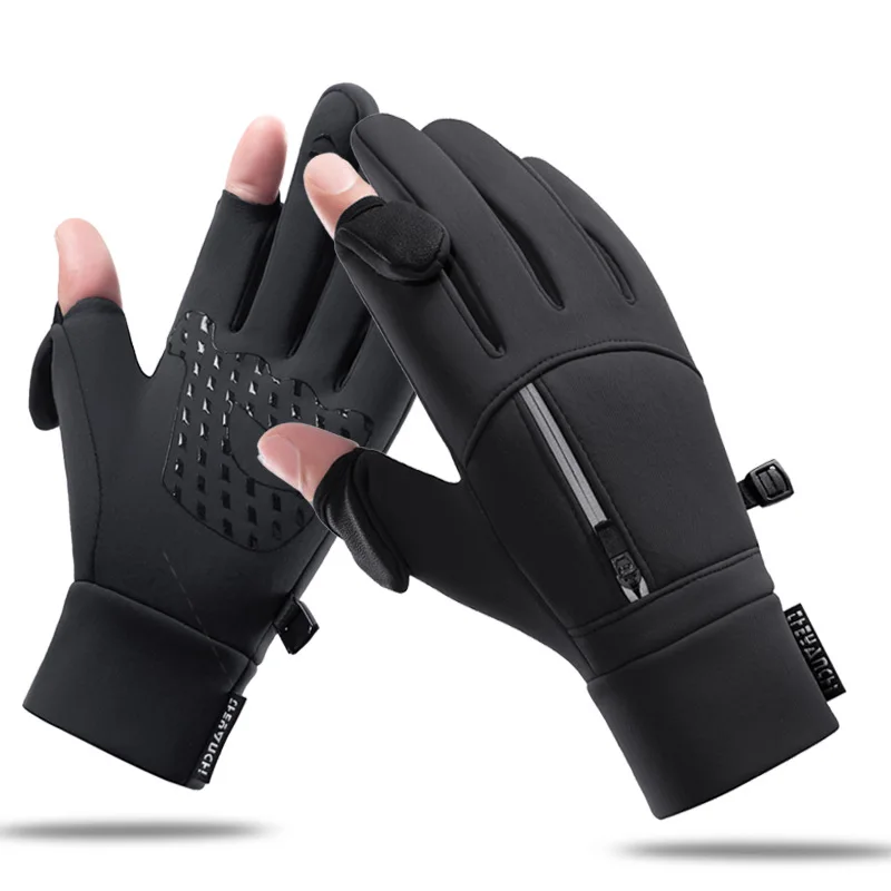 Wintersport Handschuhe Zwei-Finger Wasserdicht Winddicht Für Männer Damen
