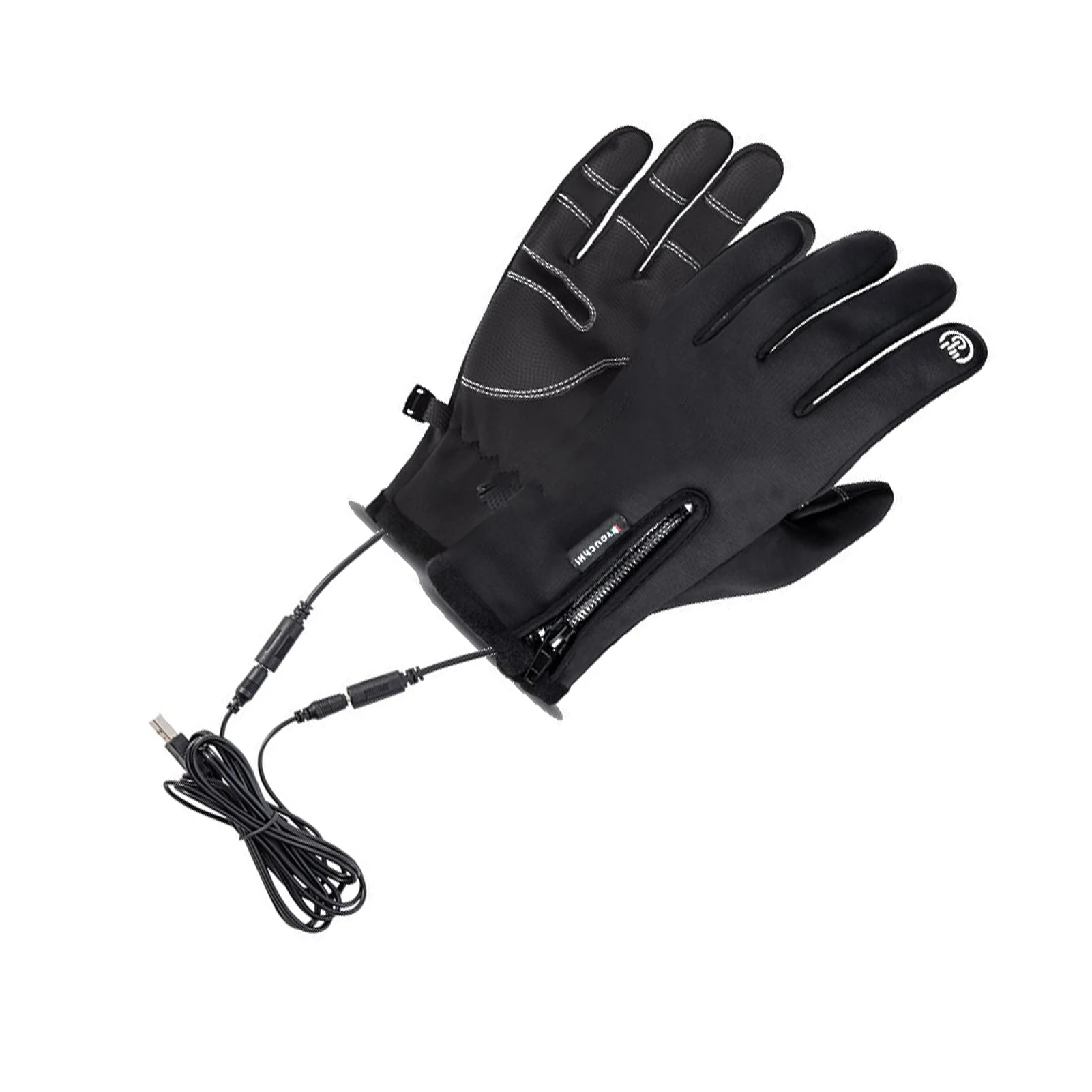 Beheizte Handschuhe Thermohandschuhe Fahrrad Winter rutschfest touch
