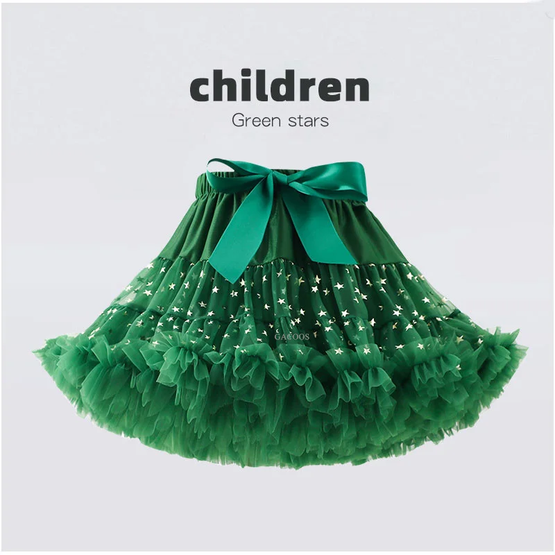 Baby Mädchen Tüll Rock Ballett Tanz Pettiskirt Fluffig Verstellbar